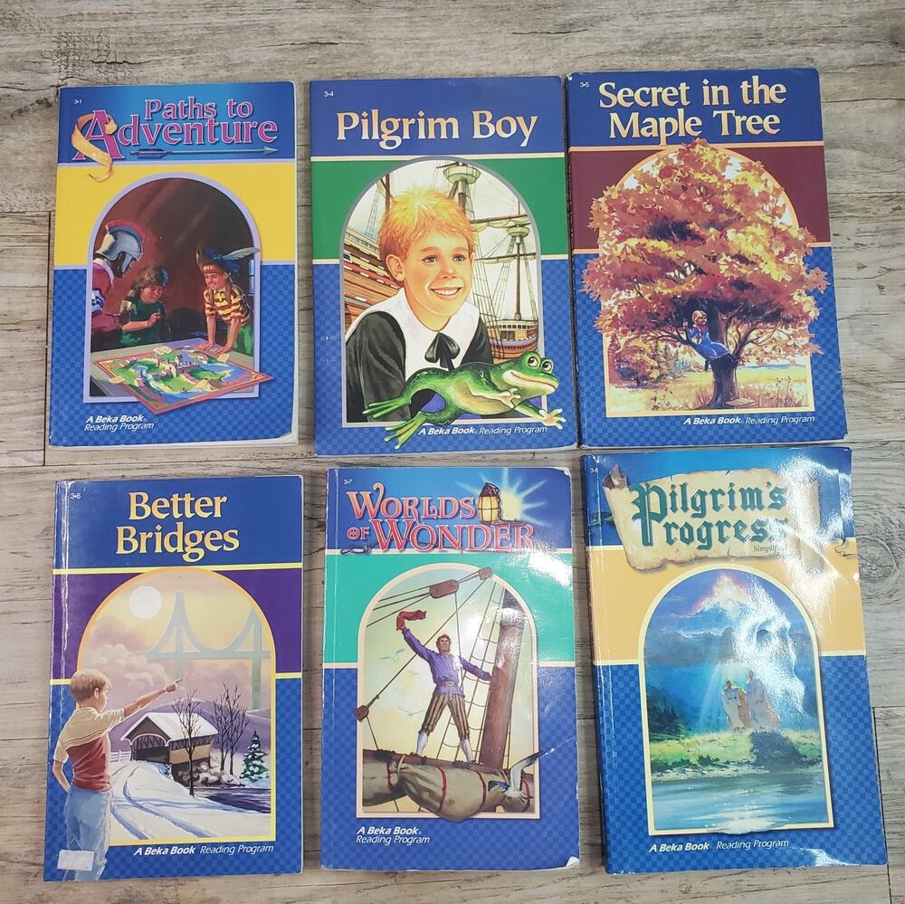 Abeka Reading Program Lot Of 6 3rd Grade Books Set Homeschool Readers 2000s